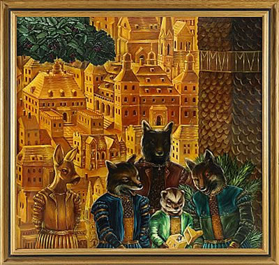 Sample artwork by Ernst Billgren (Born 1957), known for allegorical, symbolic painting, drawing and sculpture - View similar artists and auction records