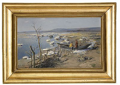 The spring near Dniepr river