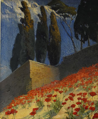 Vallmosluttning - Sydfrankrike by Alf Wallander - Auction record, sale price, and art valuation. Compare with similar artists and explore comparable artworks.