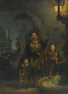 Gatumusikanter vid Pantheon - Rom by Olof Johan Sodermark - Auction record, sale price, and art valuation. Compare with similar artists and explore comparable artworks.