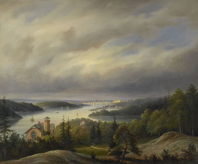 Utsikt från Lyran mot Stockholm