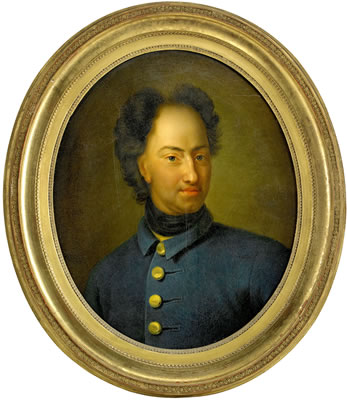 Porträtt av Karl XII (1682-1718) iklädd blå uniformsrock och svart halsduk - bröstbild by David von Krafft - Auction record, sale price, and art valuation. Compare with similar artists and explore comparable artworks.