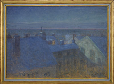 Månskenskväll by Eugene Frederick Jansson - Auction record, sale price, and art valuation. Compare with similar artists and explore comparable artworks.