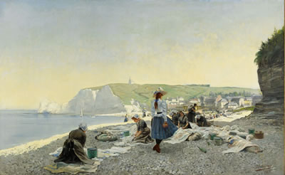 Sample artwork by Gustav Adelsward (1843 - 1895), known for painting - View similar artists and auction records