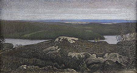 Gråstämning uppe från höjderna