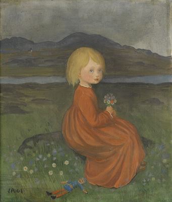 Sample artwork by Ivar Arosenius (1878 - 1909), known for painting - View similar artists and auction records
