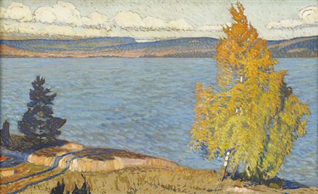 Sjön Racken om hösten