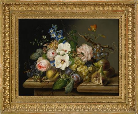 Blomsterstilleben - a pair