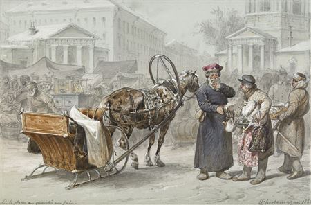 Sennaya Ploshad in St. Petersburg: La place du marché aux foins