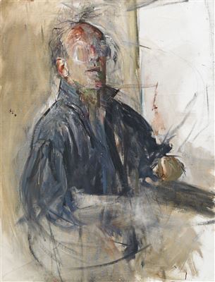 Sample artwork by Olle Skagerfors (1920 - 1997), known for expressive, impressionist figure, portrait, still life and landscape painting - View similar artists and auction records