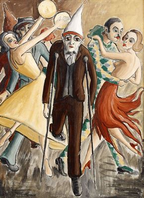 Maskerad by Birger Hoog - Auction record, sale price, and art valuation. Compare with similar artists and explore comparable artworks.