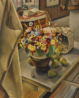 Blomsterstilleben by Gerhard Wihlborg - Auction record, sale price, and art valuation. Compare with similar artists and explore comparable artworks.
