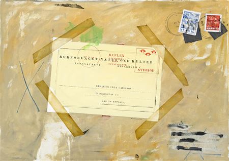 Kuvert by Lennart Aschenbrenner - Auction record, sale price, and art valuation. Compare with similar artists and explore comparable artworks.