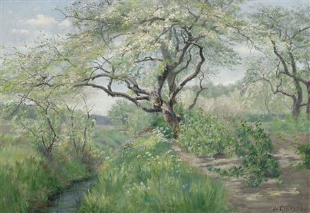 Sample artwork by Ida Gisiko-Sparck (1859 - 1940), known for painting - View similar artists and auction records