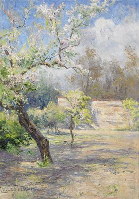 Blommande fruktträd - Frankrike