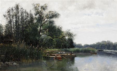 Sample artwork by Julia Stromberg (1851 - 1920), known for painting - View similar artists and auction records