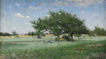 Sommarlandskap i Barbizon