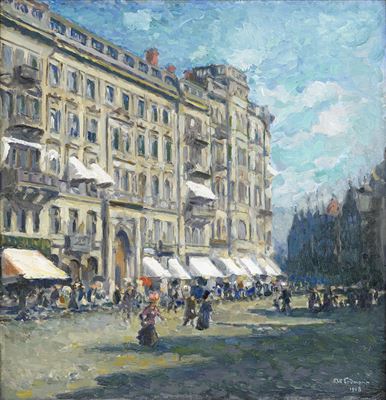 Sample artwork by Axel Erdmann (1873 - 1954), known for painting - View similar artists and auction records