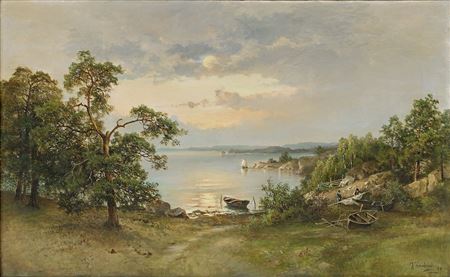 Landskap by Josephina Holmlund - Auction record, sale price, and art valuation. Compare with similar artists and explore comparable artworks.