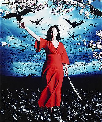 Woman with Ravens