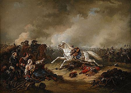 Gustaf II Adolfs häst Streiff vid slaget i Lützen