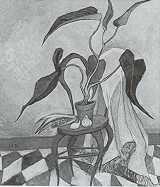 Sample artwork by Emlen Pope Etting Jr (1905 - 1993), known for mixed-media abstract painting, sculpture, filmmaking, illustration - View similar artists and auction records