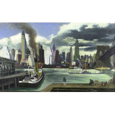 Sample artwork by Ernest Fiene (1894 - 1965), known for landscape, portrait, genre, etching - View similar artists and auction records