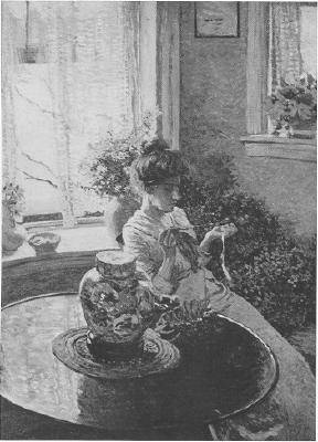 Harriet Knitting