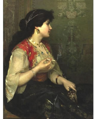 ENJOYING A SMOKE