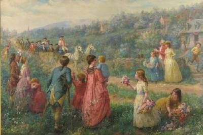 General Washington's Triumphal Procession to New York