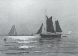 Sailboats at Midnight