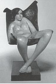 Girl in a Sling Chair