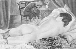 Sleeping Nude with Stockings
