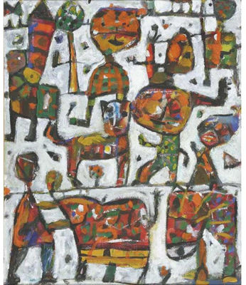 MENAGERIE by Peter John Ferguson - Auction record, sale price, and art valuation. Compare with similar artists and explore comparable artworks.