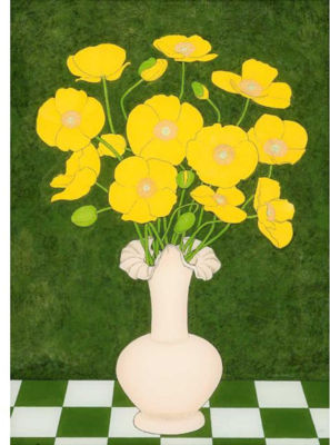 YELLOW POPPIES by Geoffrey Jones - Auction record, sale price, and art valuation. Compare with similar artists and explore comparable artworks.