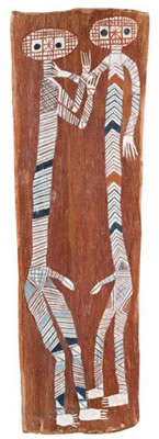 TWO MIMIH FIGURES C.1958