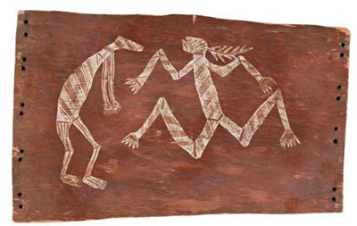UNTITLED (ANTHROPOMORPHIC FIGURES) C.1960 by Balirrbalirr Dirdi - Auction record, sale price, and art valuation. Compare with similar artists and explore comparable artworks.