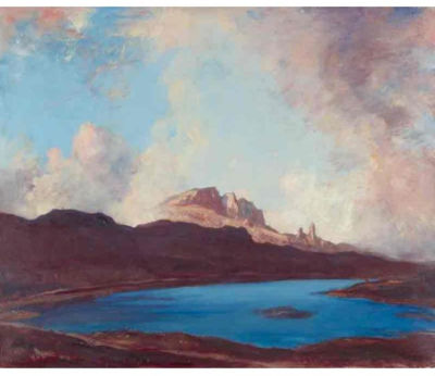THE STORR MOUNTAIN GALE OVER THE ISLE OF SKYE