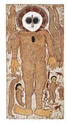 Sample artwork by Charlie Numbulmoore (c.1907 - 1971), known for aboriginal art - View similar artists and auction records