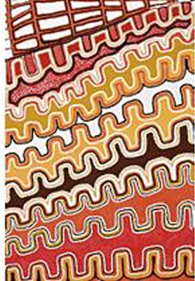 Sample artwork by Fred Tjakamarra (1926 - 2006), known for aboriginal art, dream images - View similar artists and auction records
