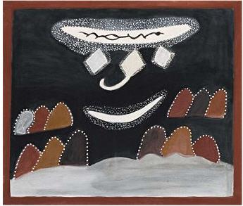 The Night Sky and Morning Stars by Hector Jandany - Auction record, sale price, and art valuation. Compare with similar artists and explore comparable artworks.
