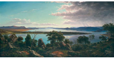 THE GREAT LAKE, TASMANIA by Eugene Guerard - Auction record, sale price, and art valuation. Compare with similar artists and explore comparable artworks.