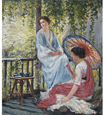 ON A CHELSEA BALCONY