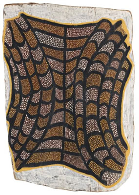 Sample artwork by Ali Miller Mungatopi (c.1910-1968), known for aboriginal art - View similar artists and auction records