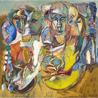 THE POET'S GARDEN NO. 1 (SELF PORTRAIT)