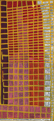 Sample artwork by Boxer Milner (c. 1935 - 2008), known for aboriginal culture theme painting - View similar artists and auction records