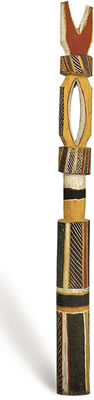 Sample artwork by Declan Apuatimi (1930 - 1985), known for aboriginal art and sculpture - View similar artists and auction records