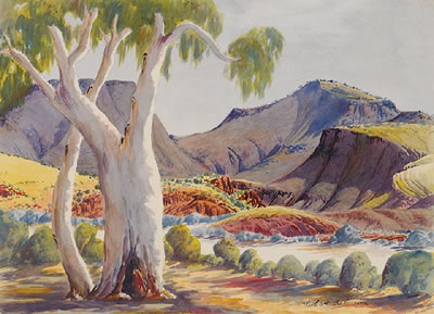 UNTITLED (CENTRAL AUSTRALIAN LANDSCAPE)
