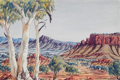 UNTITLED (CENTRAL AUSTRALIAN LANDSCAPE)