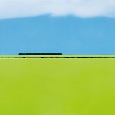 BLUE GREEN LANDSCAPE 1999